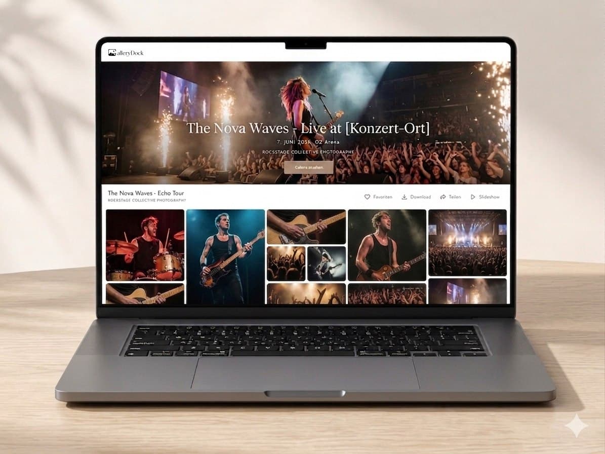Professional gallery view for clients