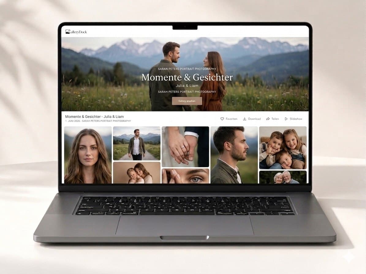 Mobile client gallery view
