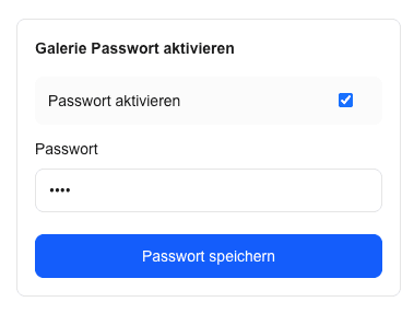 Passwortschutz für die Bildauslieferung mit GalleryDock