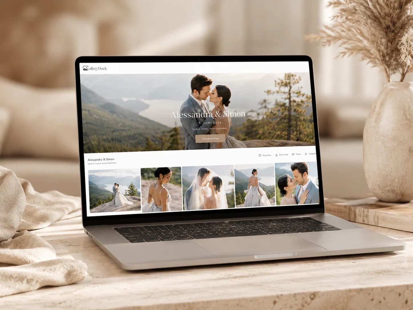 GalleryDock Kundengalerie im Datenschutzvergleich für Fotografen