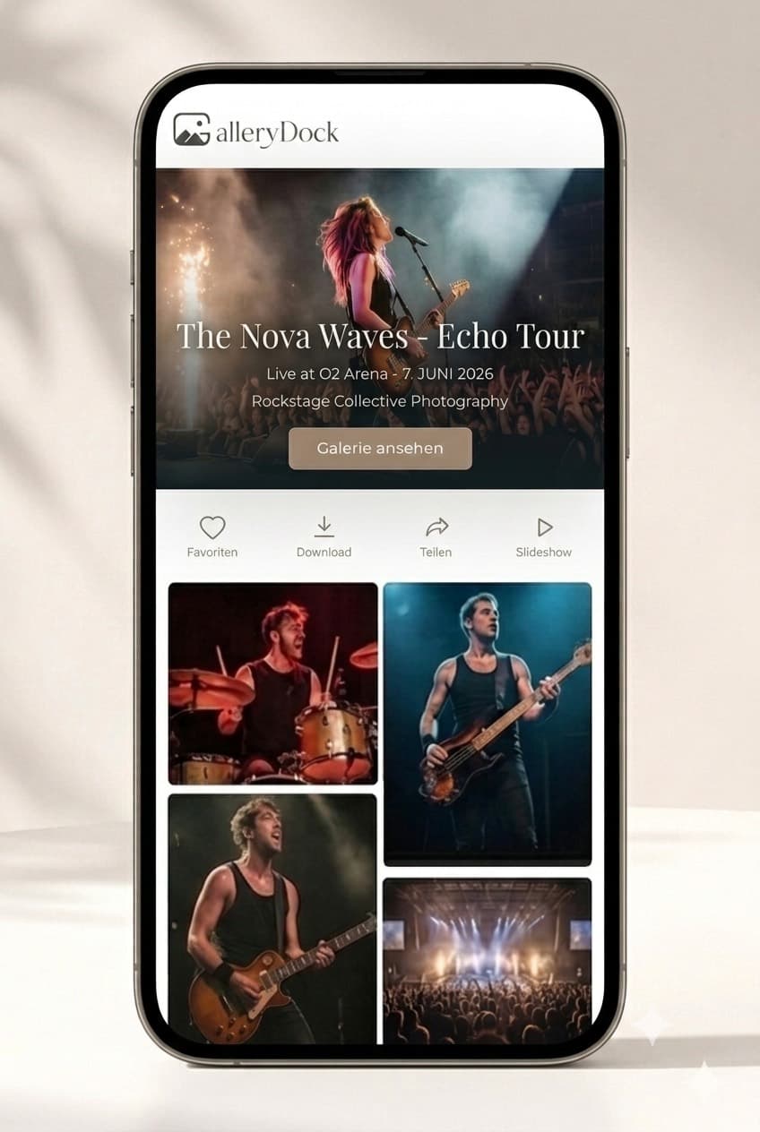 Mobile Fotobox Online-Galerie mit Eventbildern