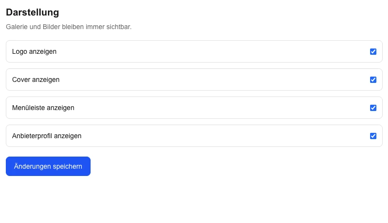 GalleryDock Darstellung einer schnellen Fotogalerie für Webseiten anpassen